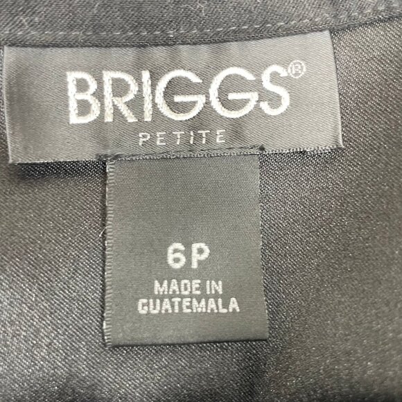 Briggs New York Vintage Colorblock Faux Suede Zip Up Blazer Jacket Size 6P - Picture 6 of 7